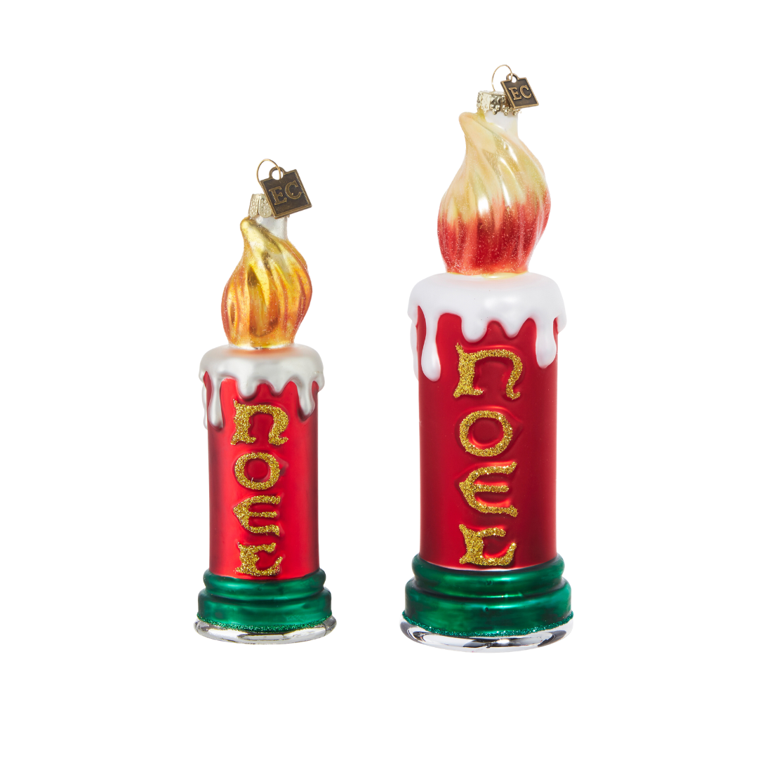 2 Christmas Noel candle blow outlets molds