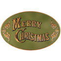 Vintage-Inspired Merry Christmas Metal Sign