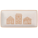 Rectangular Gingerbread House Platter