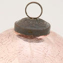 Pink Ball Glass Ornament