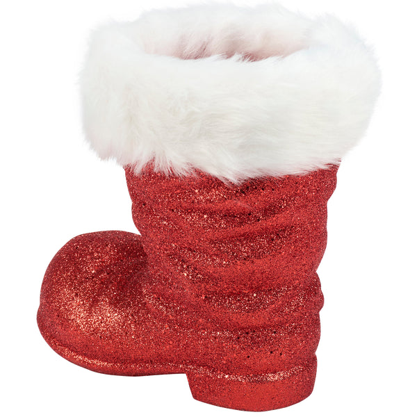 Glitter Santa Boot