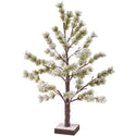 24" Lighted Snowy Pine Tree