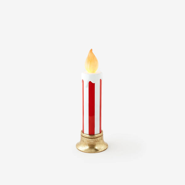 29.5" Candy Cane Striped Christmas Candle