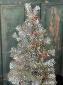 2' Pre-Lit Tinsel Tree