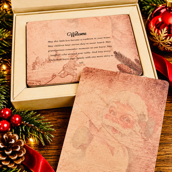 a christmas conversation deck, 48 questions to bring out the memories of Christmases past