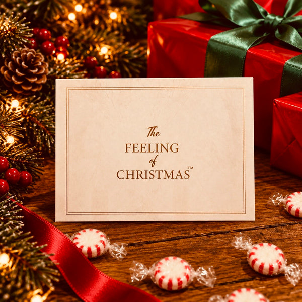 the feeling of Christmas a beautiful conversation keepsake deck