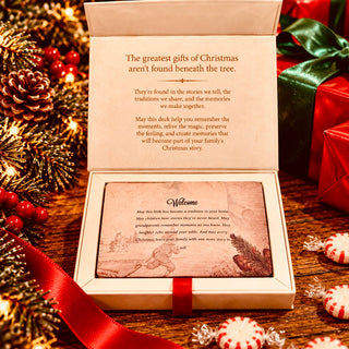 The Feeling of Christmas a conversation card deck to help you remember the moments, relive the magic, and create new Christmas memories