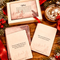 a Christmas card deck with questions that prompt people to share stories that others have never heard before