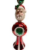 Retro Glass Santa Tree Topper Finial 2 Options