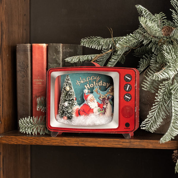 Happy Holidays Retro TV