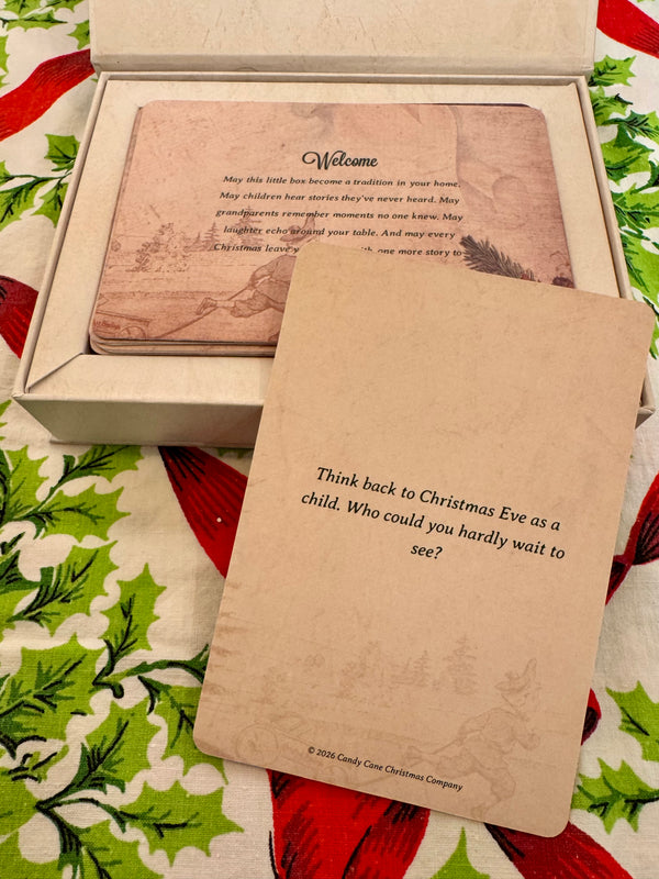 Think back to Christmas Eve as a child. Who could you hardly wait to see?