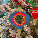 Colorful Retro Holiday Ornaments -Set of 3