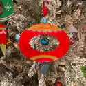Colorful Retro Holiday Ornaments -Set of 3