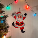 Retro Rockin' Santa Wall Hanging