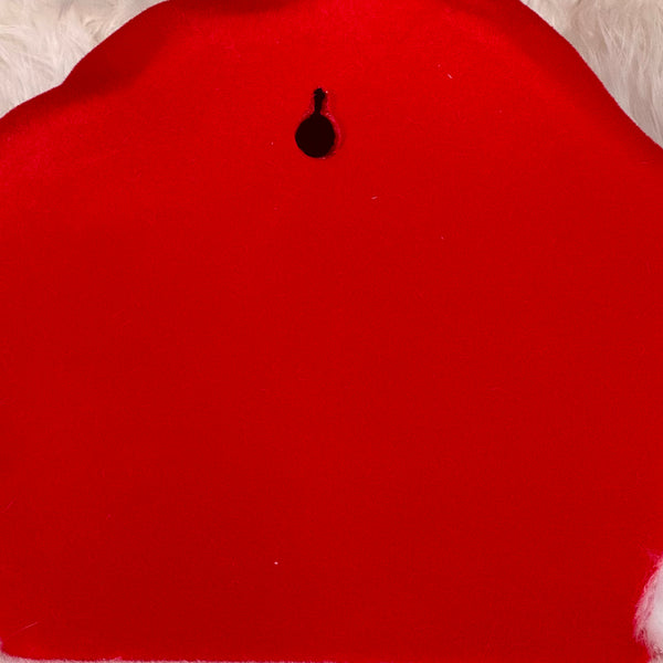 Oversized Retro Winking Santa Head Wall Decor - 32"