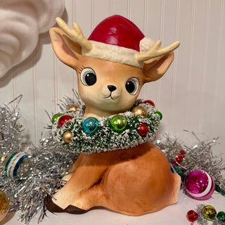 Retro Christmas Reindeer