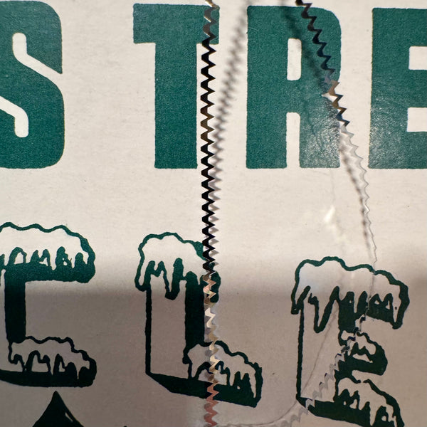 Old-Fashioned Silver Tinsel Icicles- Vintage-Inspired Box