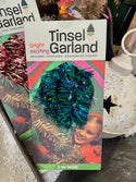 Retro Boxed Green/Blue Tinsel Garland