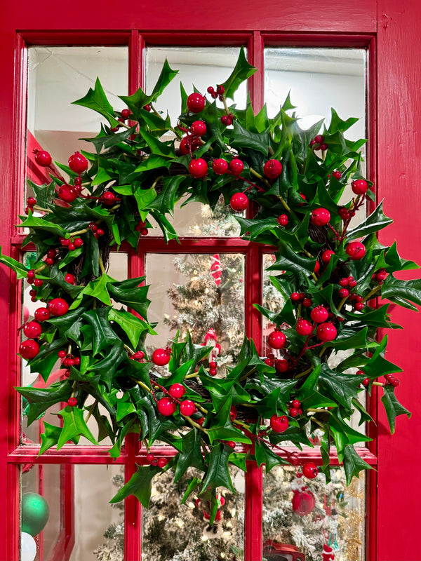 Pacific Northwest Holly with Berry Wreath