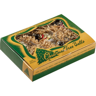 Glass Snowmen Mini Ornaments