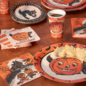 Large Retro Halloween Plate