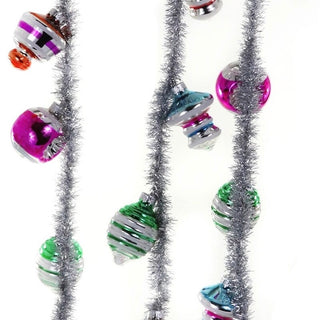 Vintage Inspired Silver Bauble Garland
