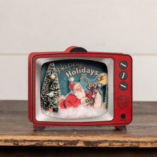 Happy Holidays Retro TV