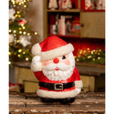 Vintage Inspired Paper Mache Santa Figurine