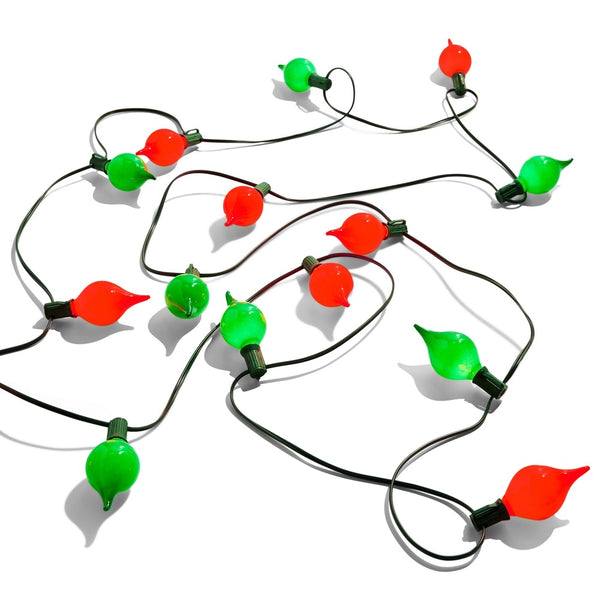 Kismet Matte Red and Green String Lights