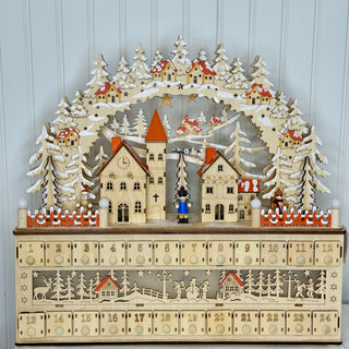 Light- Up Arch Village  Advent Calendar