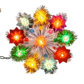 Retro Light Up Reflector Tree Topper