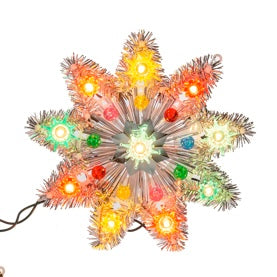 Retro Light Up Reflector Tree Topper