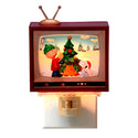 Peanuts Tree Decorating Retro TV Night-Light