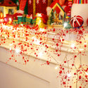 Red Pearl String Lights