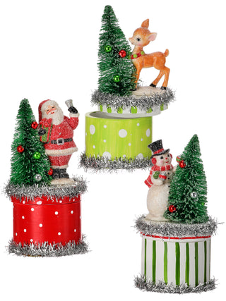 Retro Christmas Friends Container Set