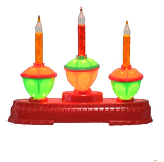 Retro Light-Up Bubble Light Candelabra