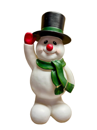Light-Up Jolly Snowman Blow Mold