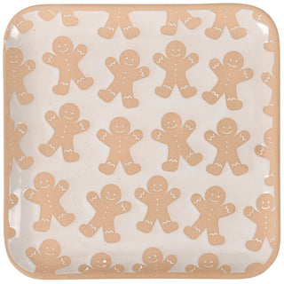 Square Gingerbread Man Tray