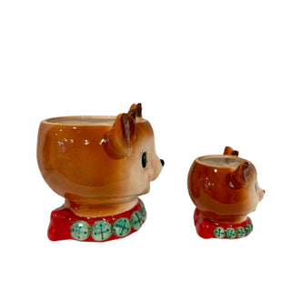 Retro Reindeer Nesting Bowls