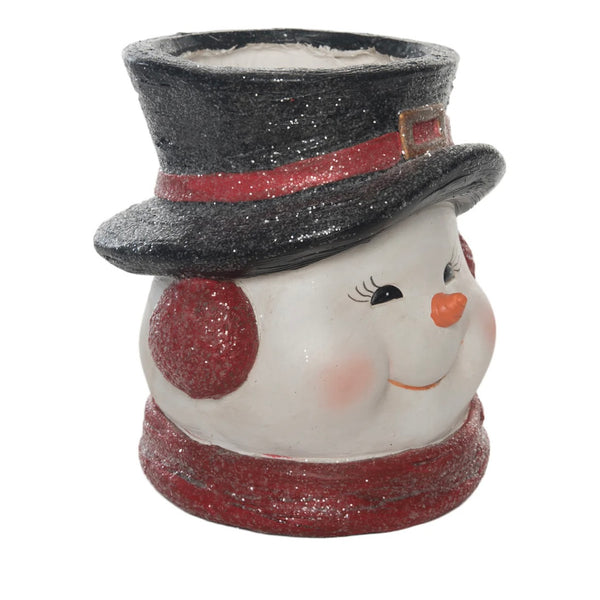 Vintage Snowman Container