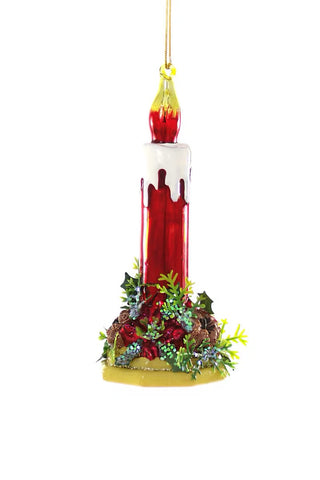 Christmas Kitschy Candle Ornament