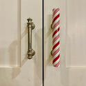 Peppermint Sticks Cabinet Knob Covers