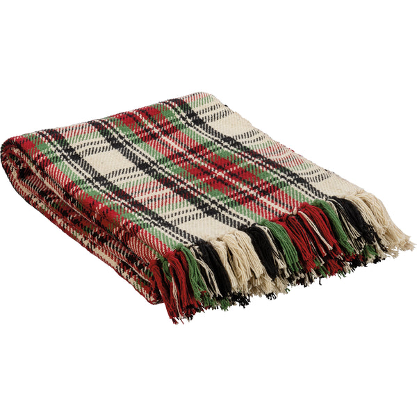 Plaid Throw Blanket