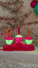 Retro Light-Up Bubble Light Candelabra