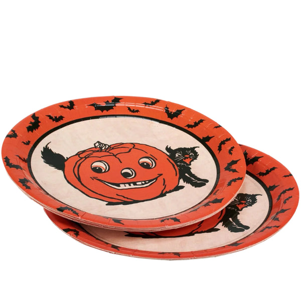 Large Retro Halloween Plate