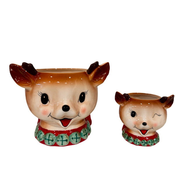 Retro Reindeer Nesting Bowls