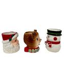 Retro Christmas Mugs- Set of Three