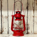 Red Iron & Glass Lantern