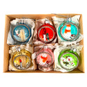 Retro Diorama Reflector Ornament Set