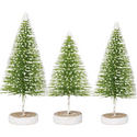 Green Bottlebrush Tree Set